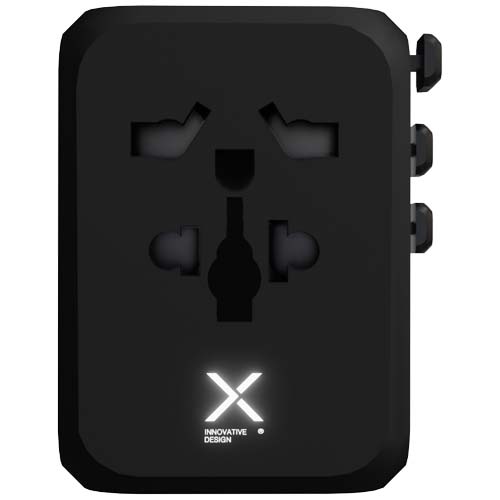 SCX.design T16 uniwersalny adapter podróżny Czarny 2PX17390 (2)
