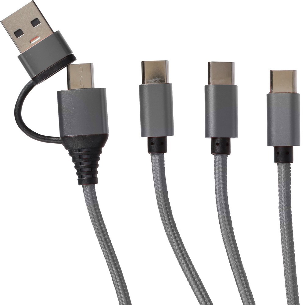 Kabel do ładowania 6 w 1 Srebrny VB331-32 (7)