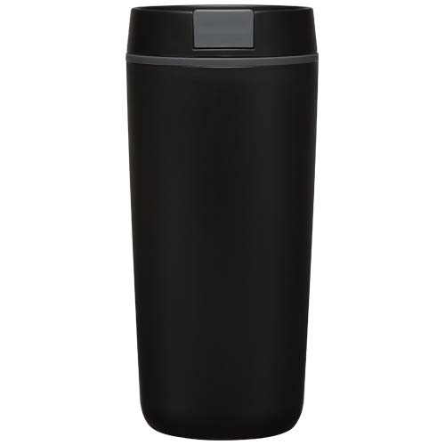 Sedona - kubek plastikowy o pojemności 480 ml, z podwójnymi ściankami Czarny 10095390 (2)