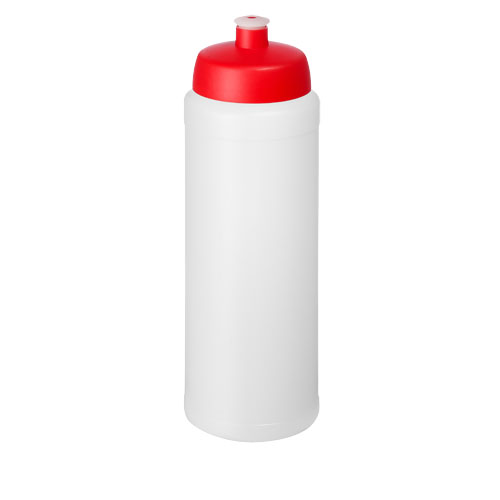 Bidon Baseline® Plus o pojemności 750 ml z wieczkiem sportowym Przezroczysty-Czerwony 21069018 