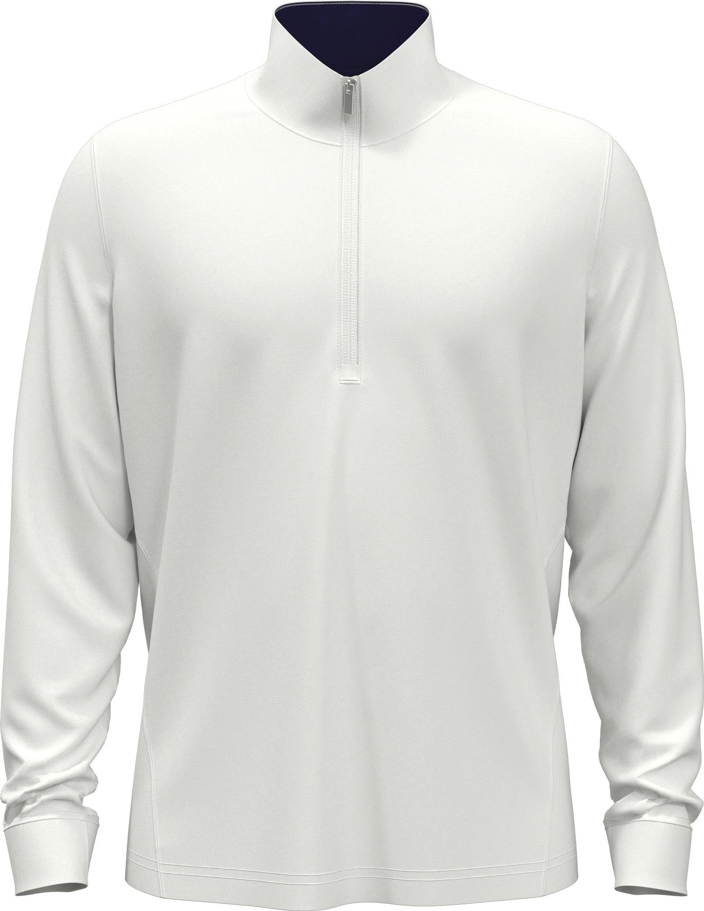Męska bluza z zamkiem 1/4 Bright White CW350-804454 