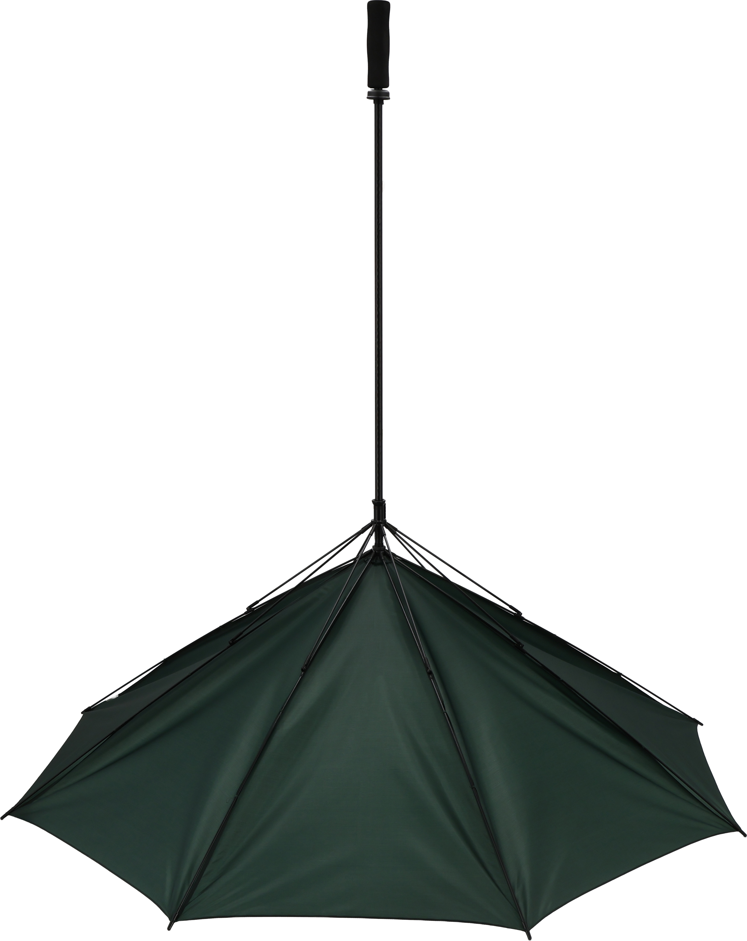 Parasol manualny XL Ø130 cm HURRICAN Ciemnozielony 518799 (3)