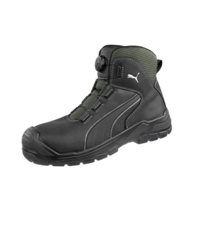 Buty do kostki męska MS18 - Black Czarny S18-1080409 