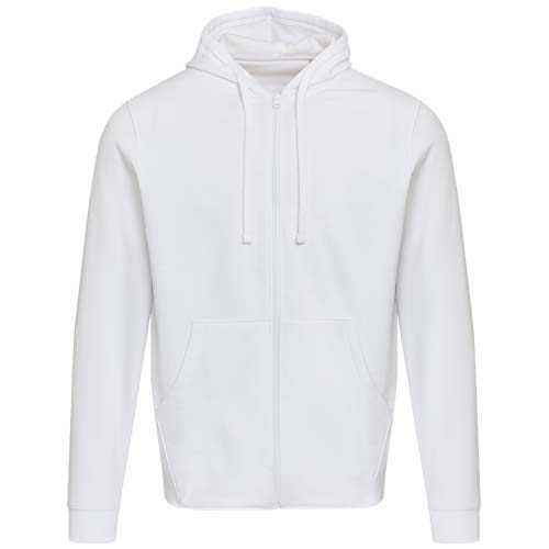 Jasper bluza unisex z kapturem z materiału organicznego pochodzącego z recyklingu z certyfikatem OCS, o gramaturze 280 g/m² Biały 39666010 (2)
