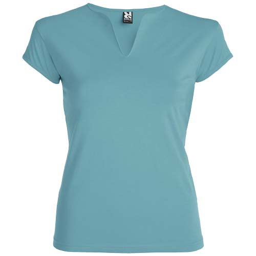 Belice koszulka damska z krótkim rękawem Dusty Blue R65321M5 