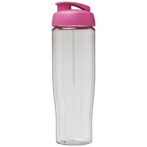 Bidon H2O Tempo® o pojemności 700 ml z wieczkiem zaciskowym Przezroczysty-Różowy 21004008 (2)