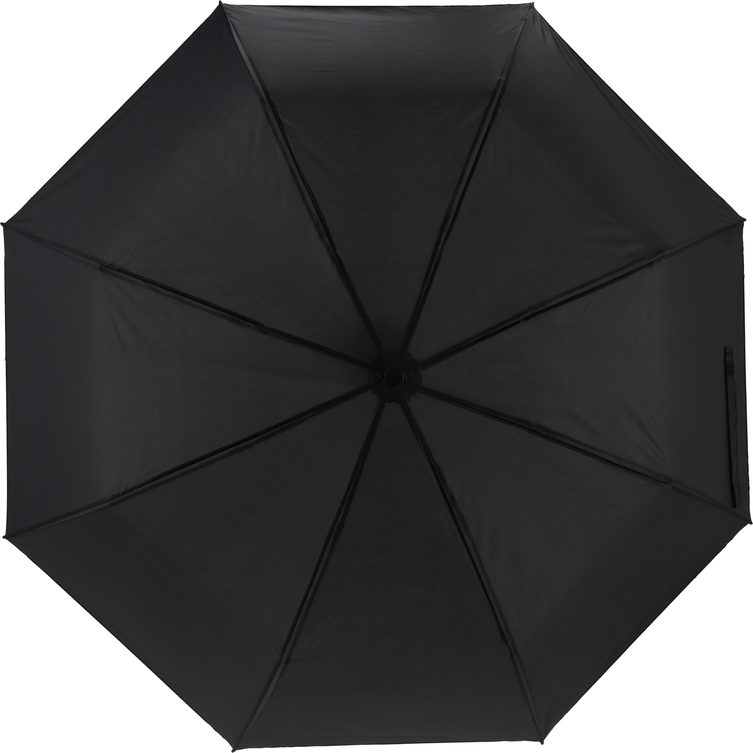 Parasol manualny rPET Ø98 cm NORTHAMPTON Czarny 433603 (2)