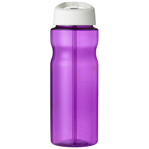 Bidon H2O Eco o pojemności 650 ml z wieczkiem z dzióbkiem Fioletowy-Biały 21009911 (2)