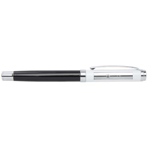 Legato Elegance zestaw notatnik A5 w twardej okładce z długopisem żelowym Podstawowy czarny-Biały 10625891 (1)