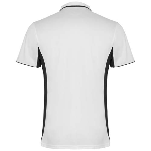 Montmelo koszulka polo unisex z krótkim rękawem Biały-Czarny R04218R1 (2)