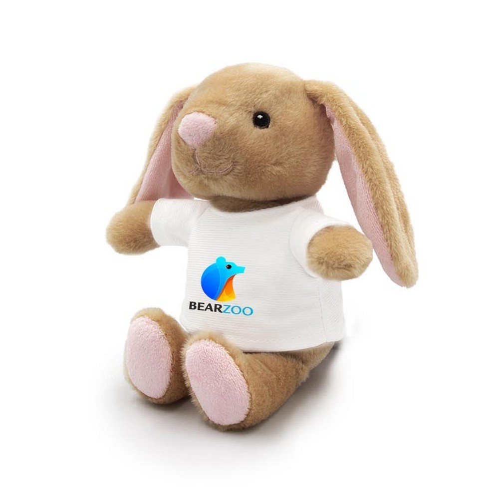 Pluszowy zając RPET | Jumpie Jasnobrązowy HE791-18 