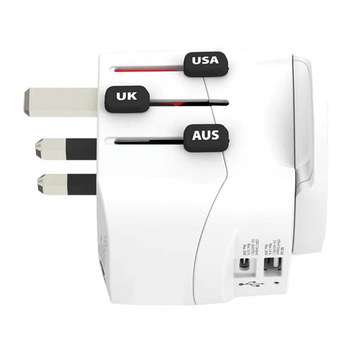 SKROSS® PRO Light USB AC30PD – uniwersalna przejściówka do urządzeń elektrycznych Biały 12461501 (4)
