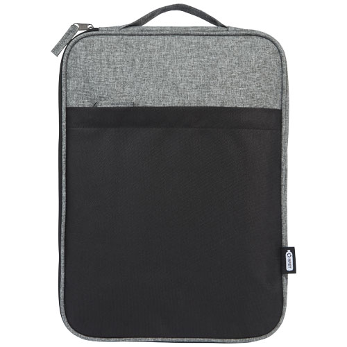 Reclaim 14-calowe etui na laptopa, dwa kolory, z recyklingu z certyfikatem GRS, 2,5 l Czarny-Melanż szary 12065490 (2)