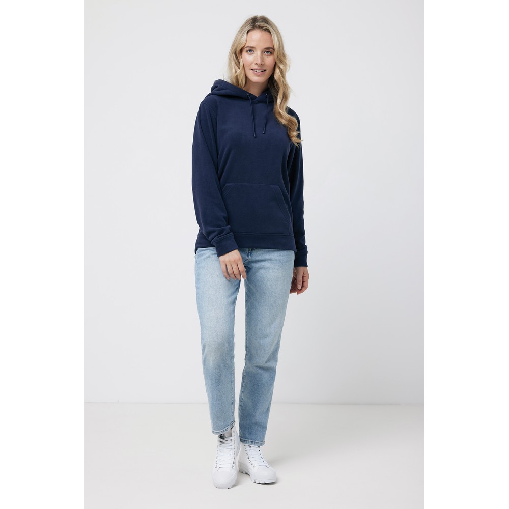 Bluza z kapturem z mikropolaru Iqoniq Trivor, RPET Niebieski T9403.002.M (10)