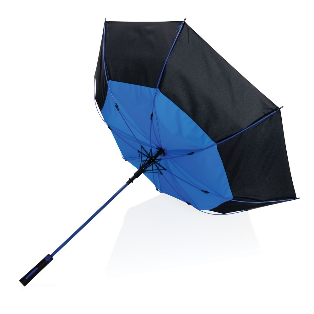 Parasol sztormowy 27", automatyczny AWARE™ RPET Niebieski P850.685 (2)