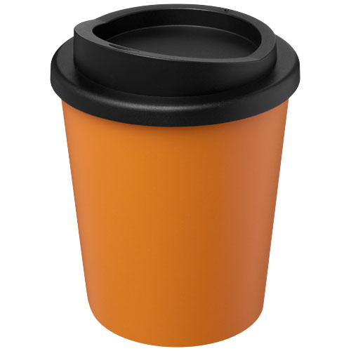 Kubek izolowany z recyklingu Americano® Espresso o pojemności 250 ml  Pomarańczowy-Czarny 21045231 