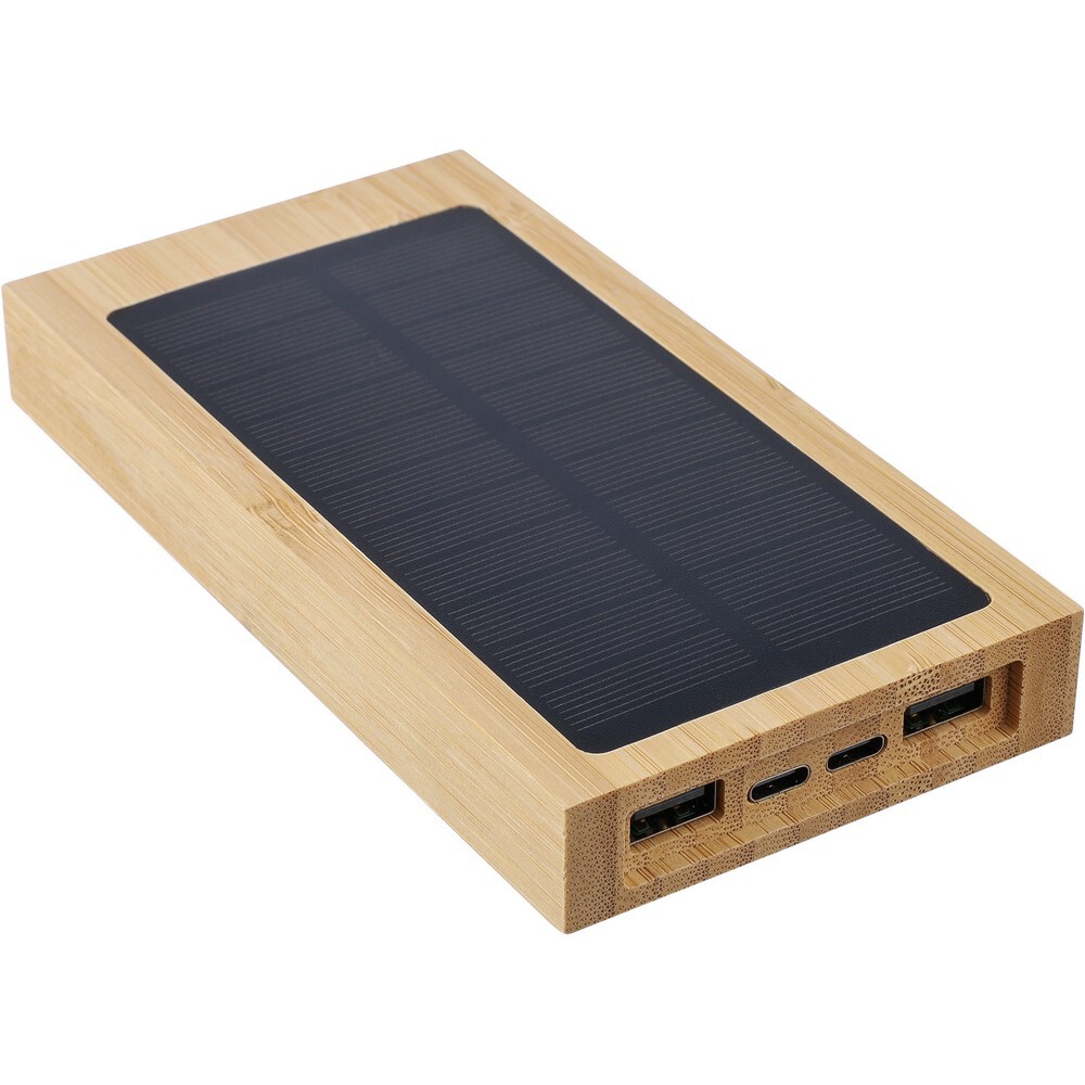 Gadżet reklamowy - Power bank 10000 mAh z ładowarką słoneczną