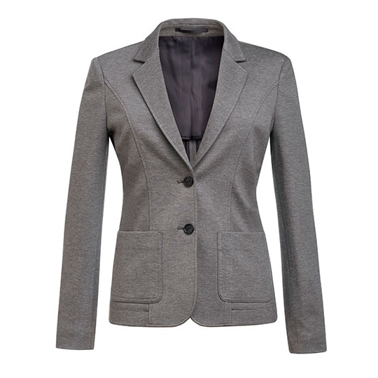 Marynarka Damska Slim Jersey Strecz Grey BR2379-815662 