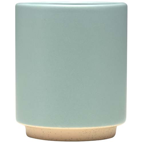 Camilla - kubek ceramiczny o pojemności 180 ml, z matowym wykończeniem. Można go wkładać jeden w drugi. Rafowy niebieski 10096051 (1)