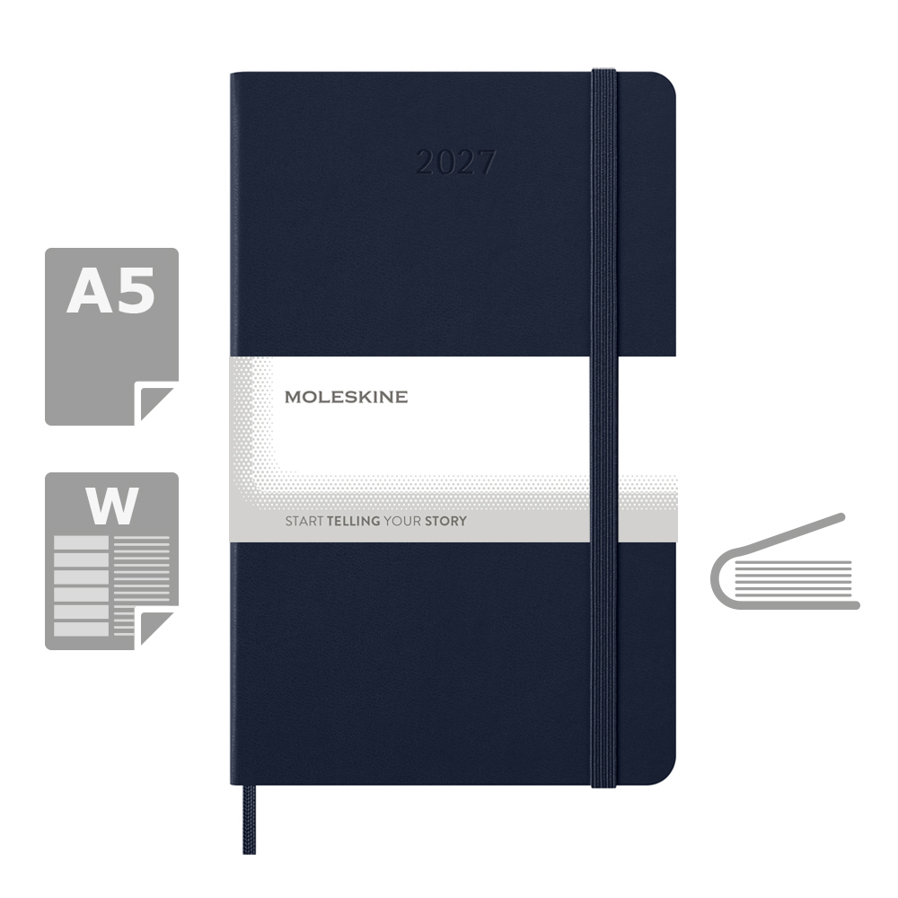 Kalendarz MOLESKINE Ciemnoniebieski VM399-27/2027 