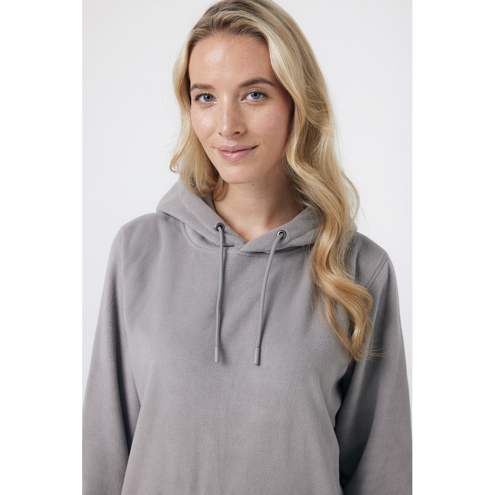 Bluza z kapturem z mikropolaru Iqoniq Trivor, RPET Szary T9403.027.L (3)