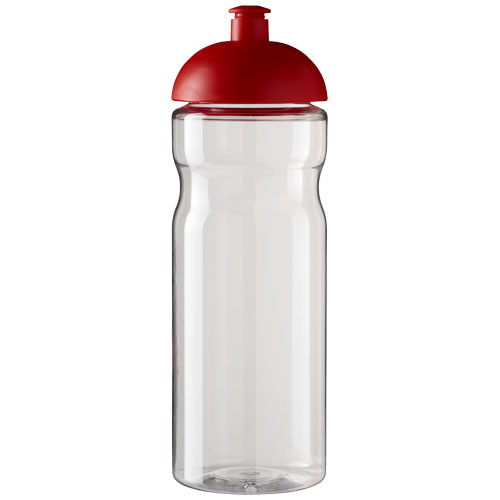 Bidon H2O Base® o pojemności 650 ml z wypukłym wieczkiem Przezroczysty-Czerwony 21004703 (2)