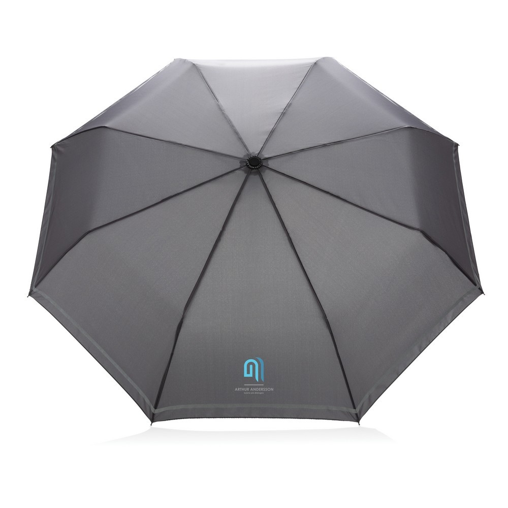 Mały parasol 20.5" AWARE™ RPET Szary P850.542 (3)