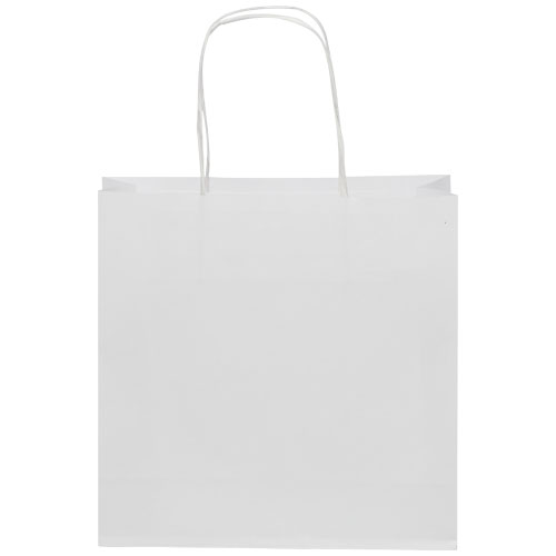 Torba z papieru Kraft ze skręconymi uchwytami – 24 x 9 x 24 cm Biały 1ZM00601 (2)