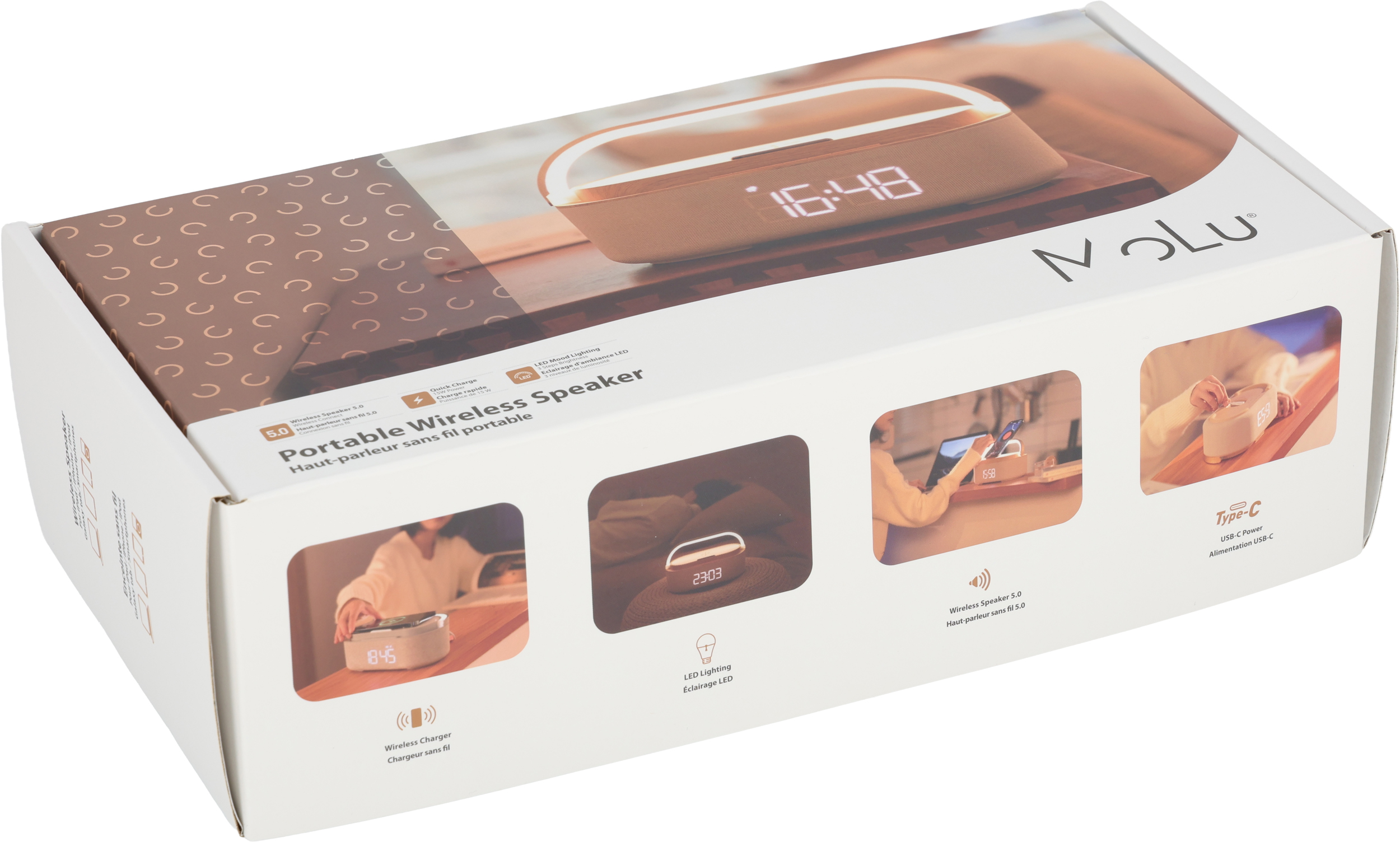Głośnik Bluetooth LIMASSOL MoLu Beżowy 393413 (11)