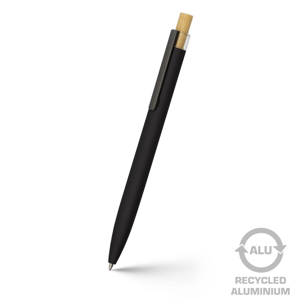 Długopis z aluminium z recyklingu | Randall Czarny V0030-03 