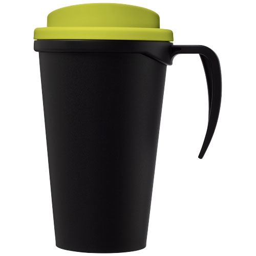 Kubek termiczny z serii Americano® Grande o pojemności 350 ml Czarny-Limonkowy 21000416 (3)