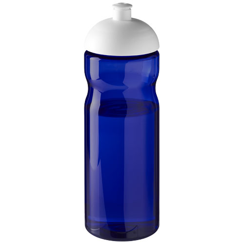 Bidon H2O Eco o pojemności 650 ml z wypukłym wieczkiem Niebieski-Biały 21009813 