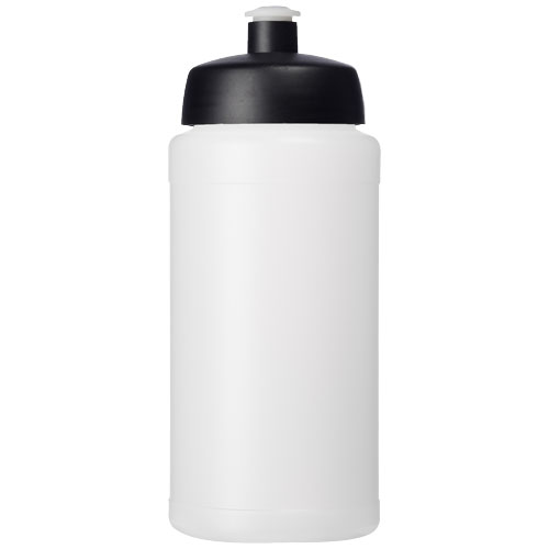 Bidon Baseline® Plus o pojemności 500 ml ze sportowym wieczkiem i uchwytem Przezroczysty-Czarny 21068715 (2)