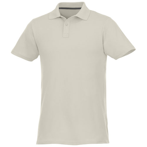 Helios - koszulka męska polo z krótkim rękawem Jasnoszary 38106900 