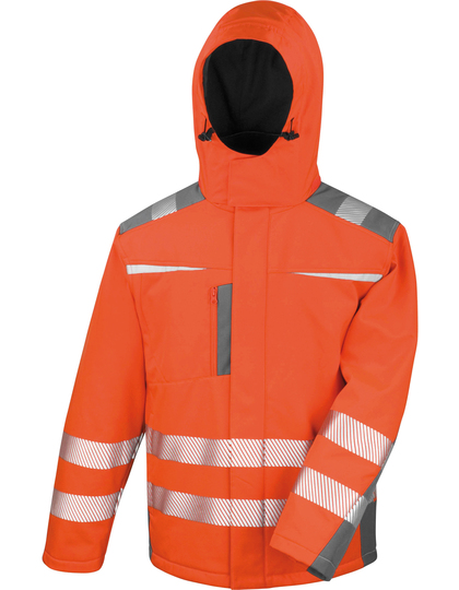 Kurtka Softshell Wiatroszczelna Odblaskowa French Navy RT331-1117466 (1)