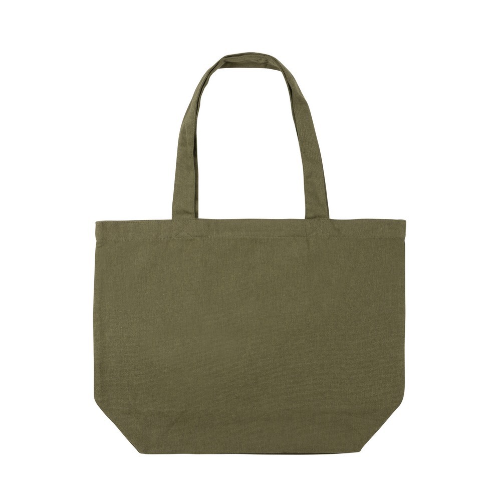 Torba na zakupy AWARE™, bawełna z recyklingu Zielony P762.967 (2)