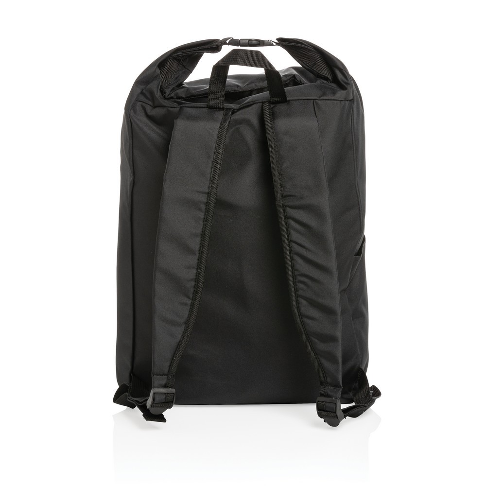 Zwijany plecak AWARE™ RPET Czarny P762.751 (3)