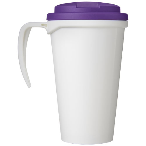 Kubek Brite-Americano® 350 ml z wieczkiem zapobiegającym rozchlapaniu Biały-Fioletowy 21042011 (3)