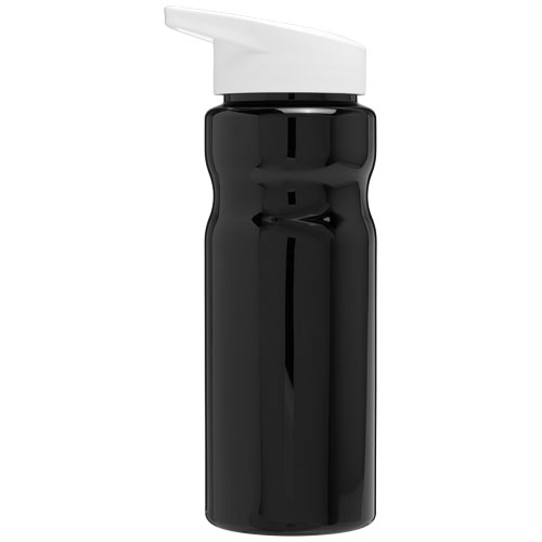Bidon H2O Base® o pojemności 650 ml z wieczkiem z słomką Czarny-Biały 21004908 (3)