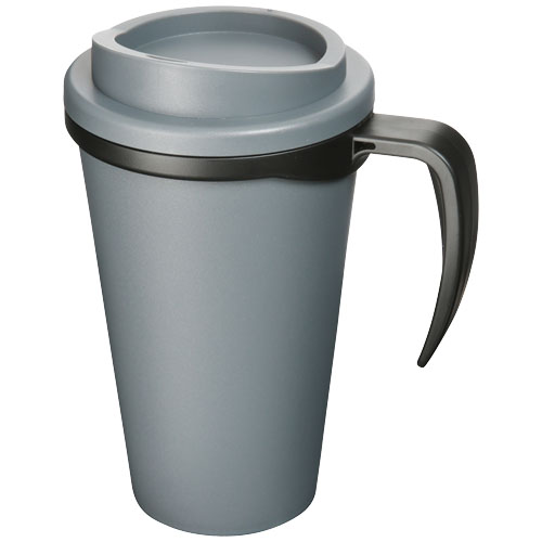 Kubek termiczny z serii Americano® Grande o pojemności 350 ml Szary-Czarny 21000428 