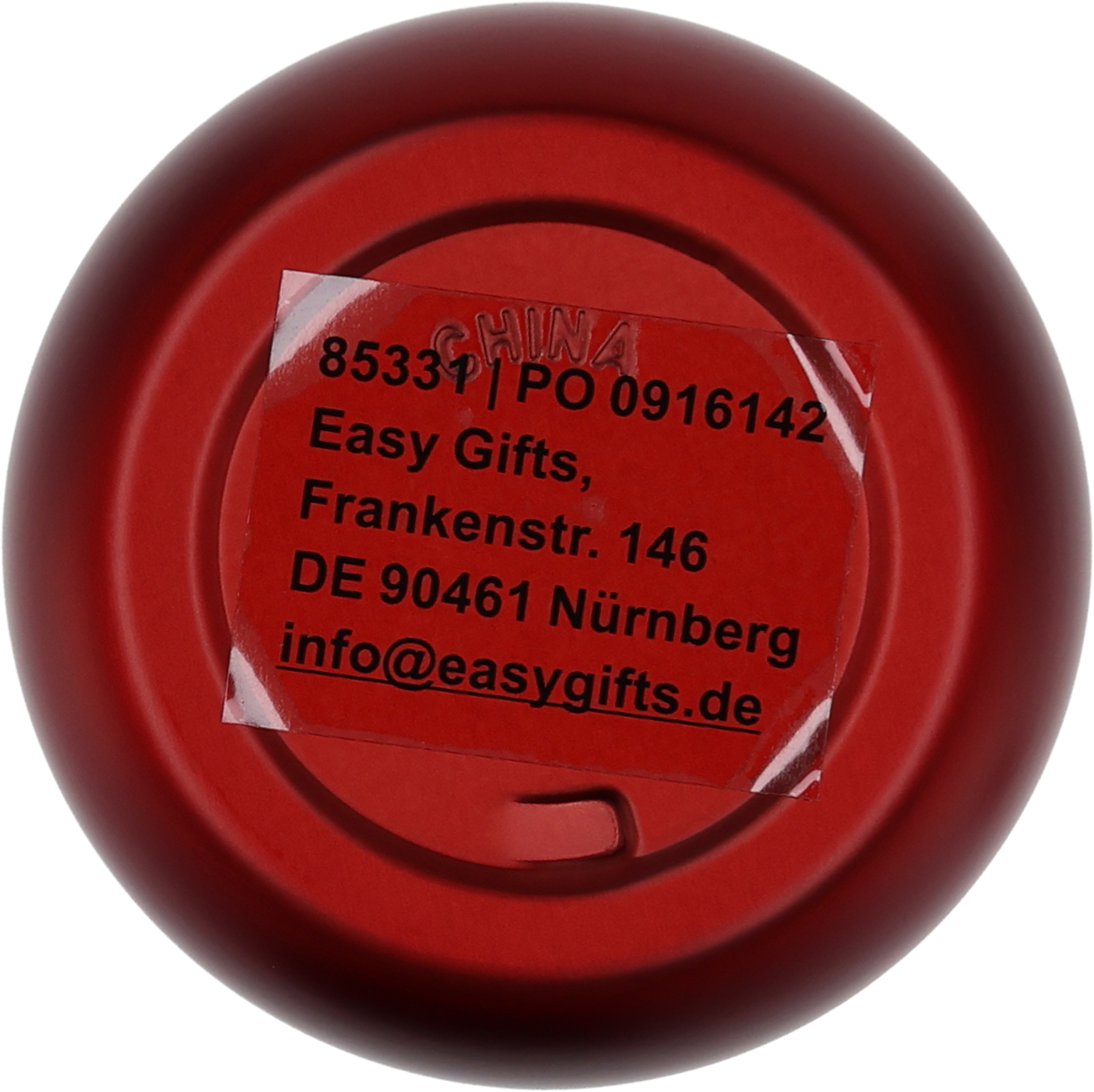 Butelka stalowa BORGHOLM 600 ml Czerwony 533105 (7)