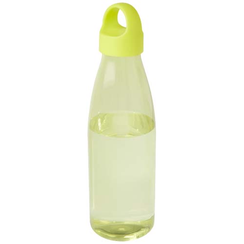 Bergen butelka na wodę o pojemności 800 ml z tworzyw sztucznych pochodzących z recyklingu Limonkowy 10083563 