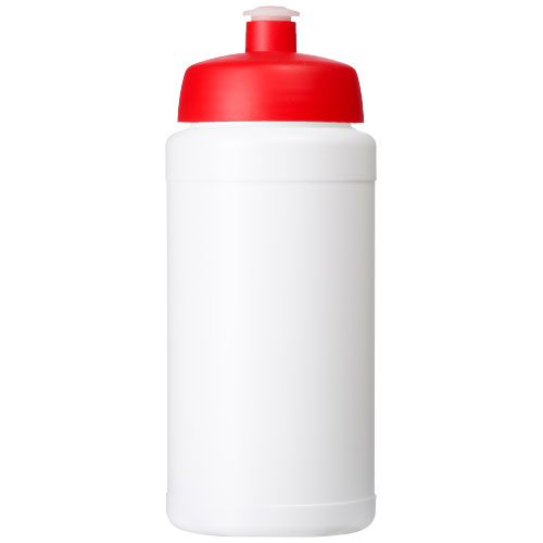 Bidon Baseline® Plus o pojemności 500 ml z wieczkiem sportowym Biały-Czerwony 21068803 (2)