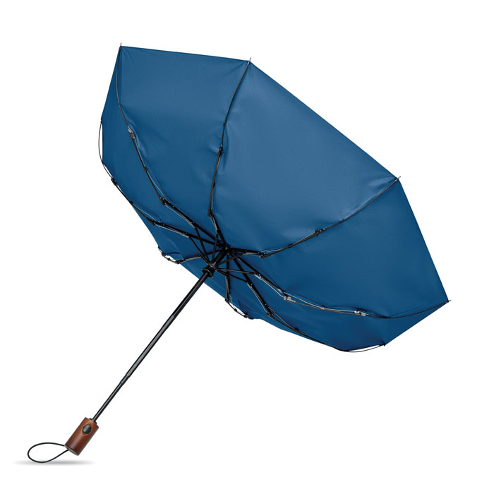 21" parasol automatyczny z drewnia Niebieski MO3219-37 (2)