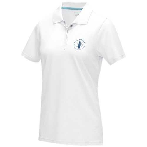 Damska organiczna koszulka polo Graphite z certyfikatem GOTS Biały 37509012 (1)