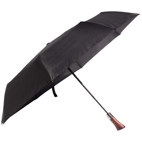 SCX.design R03 drewniany automatycznie otwierany/zamykany składany 23" parasol Czarny 1PX22290 (2)