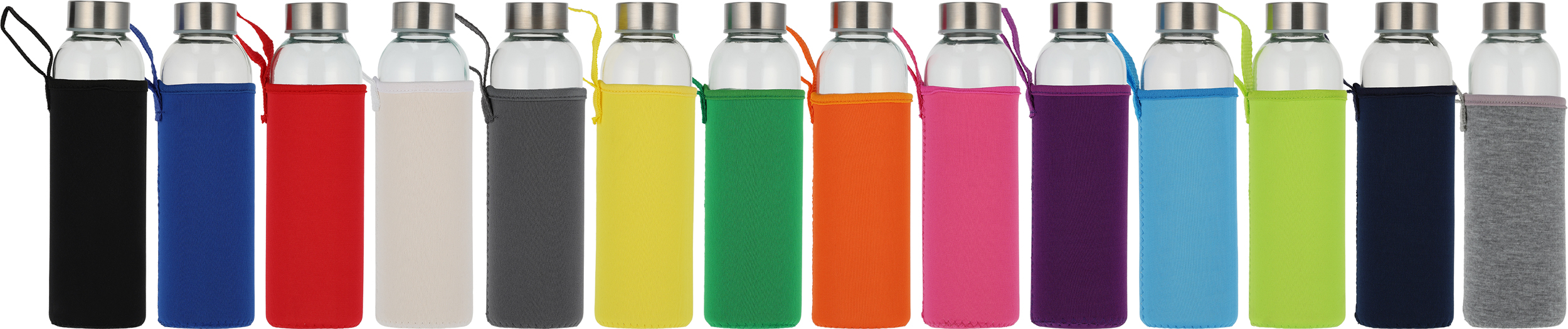 Butelka szklana KLAGENFURT 500 ml Jasnoniebieski 084224 (10)