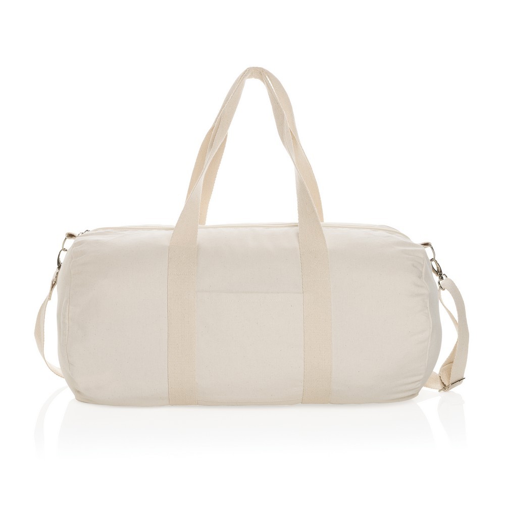 Torba sportowa, podróżna AWARE™, bawełna z recyklingu Biały P707.190 (1)