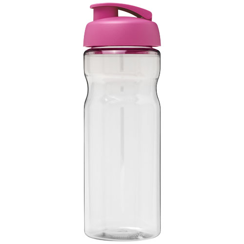 Bidon H2O Base® o pojemności 650 ml z wieczkiem zaciskowym Przezroczysty-Różowy 21004508 (2)