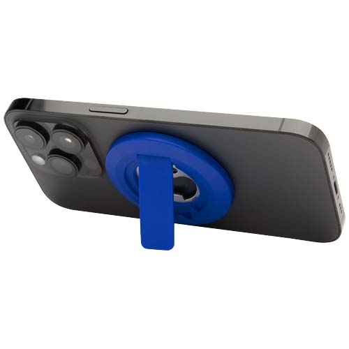 Ain podstawka na telefon z mocowaniem magnetycznym, z tworzyw sztucznych pochodzących z recyklingu z otwieraczem do butelek  Królewski niebieski 12446153 